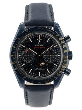Omega Speedmaster Blue Dial Ceramic 44.25mm Automatic Mens